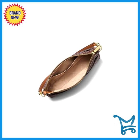 Medium Top Zip Crossbody Bag, Gold-Tone Hardware, Jet Set Style - Picture 3 of 3